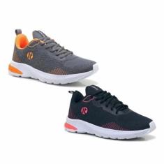 Tênis Feminino Academia Esportivo Amortecedor Gel Kit 2-Feminino