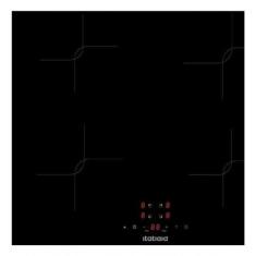 Cooktop de Indução Elétrico Itatiaia Master 4 Bocas Preto 7000W 220V, 