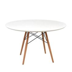 Mesa de jantar Eames tampo 110cm - Branca	