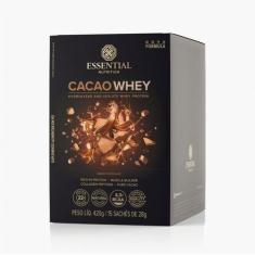 Cacao Whey Display - (420g / 15 Sachês) - Sabor: Cacau - Essential Nut