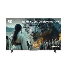 Smart TV QLED 50 4K Toshiba Google TV 3HDMI 2USB Wi-Fi