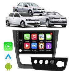 Kit Multimidia Gol Saveiro Voyage G6 2012 2014 2015 2016 9" CarPlay An