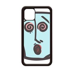 Capa Dizzy Abstract Face Sketch Happy para iPhone 11 Pro Max para Apple Mobile Case