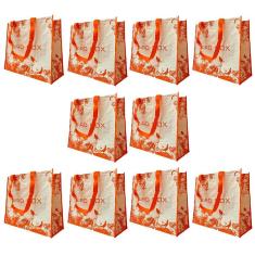 Bolsa Ecobag Sacola De Ombro Retornavel Kit 10 Uni Compras Mercado Shopping Portatil