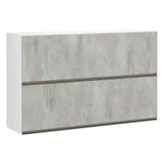 Armário Basculante Duplo 120cm 2 Portas Branco Polar