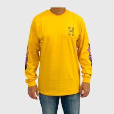 Camiseta Huf Manga Longa Screw Head Masculina-Masculino