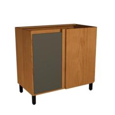 Balcão 92,5cm 1 Porta Canto Cozinha Milão - Herval