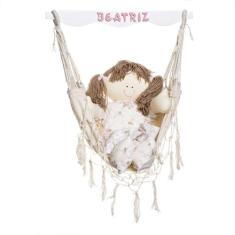 Rede Boneca Quarto Bebê Infantil Menina - Potinho de mel