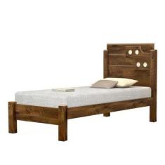 Cama De Solteiro Luiza 0.90 Malbec  Vitamov