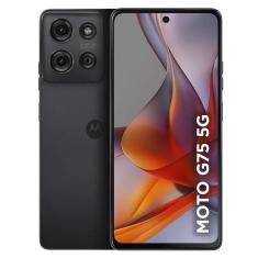 Smartphone Moto G75, 256GB, Tela 6.8", Câmera Traseira 50MP + 8MP, Preto, MOTOROLA  MOTOROLA