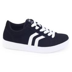 Tênis Feminino Via Marte Casual 064-001 Nobuck Cadarço-Feminino