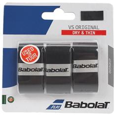 Babolat VS Original Overgrip (3 por pacote), preto, tamanho único