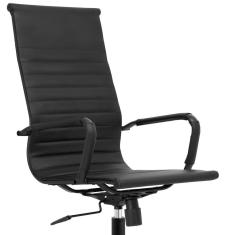 Cadeira de Escritório Moob Berlim Presidente Esteirinha Giratória Com Função Relax Dark
