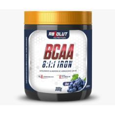 Suplemento Alimentar Bcaa Em Pó Iron 300Gr 8:1:1 - Absolut Nutrition