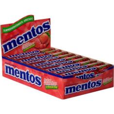 Drops Mentos Frutas Vermelhas - Embalagem com 16 Unidades - Desconheci