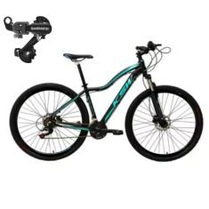 Bicicleta Aro 29 Feminino Aluminio Ksw Mwza Cambio Traseiro Shimano 21