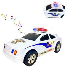 Carrinho Policia Infantil Som Luzes Sirene Bate Volta Brinquedo - Toy 