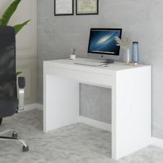 Mesa Escrivaninha 1 Gaveta Home Office Branco - Panorama Móveis, Branc