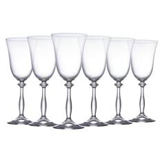 Taças Para Vinho Tinto Bohemia Transparente