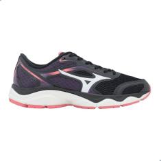 Tênis Corrida Feminino Mizuno Hawk 5 Preto/Rosa