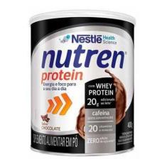 Suplemento Alimentar Com Whey Choc Nestlé Nutren Protein 400g, 400g, C