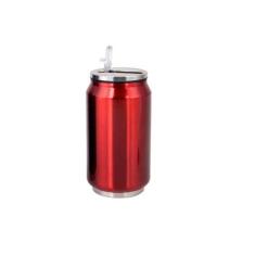 Copo Térmico em Formato de Lata - Aço Inox, 280ml - Uni Home, Inox