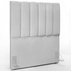 Cabeceira Cama Box Painel Solteiro 100 cm Dália W01 Linho Cinza - Lyam