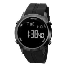 Relógio Champion Masculino Digital Silicone Esportivo Preto CH40259D