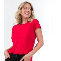 Blusa Feminina Cotton Leve Básica Rovitex-Feminino