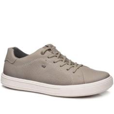 Tênis Casual Pegada Masculino em Couro Areia 111501-07-Feminino