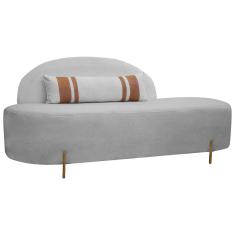 Sofá Namoradeira 2 Lugares Maitê Conceito Orgânico 180cm Bege SOFA STORE