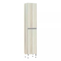 Paneleiro 40 cm Raso 2 Portas Lis Luciane Móveis, Legno Crema