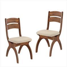 Conjunto 2 Cadeiras Estofadas - Dalla Costa