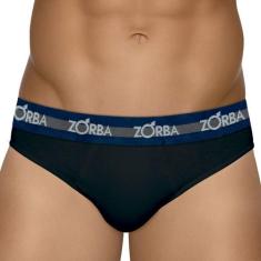 Cueca zorba slip 0764-0, Preto, P