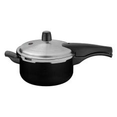 Panela De Pressão Tramontina Vancouver Alumínio Antiaderente Starflon Max Preto 20 Cm 3 L