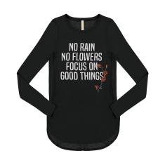 Blusa Lunender Malha Sem Chuva Preto Tam. GG-Feminino