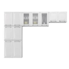 Cozinha Compacta Itatiaia Diamante com 11 Portas e 9 Prateleiras - 245cm de largura