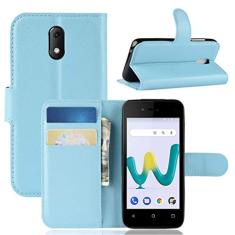 Capa Wiko Sunny 3 Mini, capa carteira flip de couro PU premium com compartimento para cartão, suporte e fecho magnético [capa interior à prova de choque de TPU] Compatível com Wiko Sunny 3 Mini