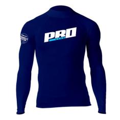 Camisa Lycra Prolife 703L Proteção Solar, Azul, Marinho, GG