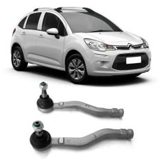 Terminal de Direção Citroen C3 Dianteiro 2013 Até 2020 O Par - Skyll C
