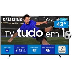 Smart TV 43" Samsung Crystal 4K UHD U8600F 2025, Processador Crystal 4