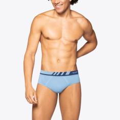 Cueca Lupo Slip Microfibra Sem Costura 00691-002, Azul claro, G