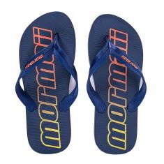 Chinelo Mormaii Tropical  Masculino Azul Laranja