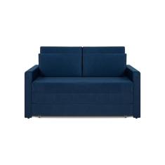Sofá Cama Castor Casal Salerno Max Suede Azul 2 Lugares