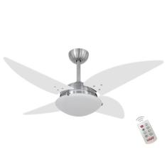 Ventilador Volare Quad Branco 220V e Controle Remoto, 220V