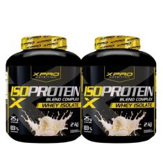 Kit 2x Whey Protein Blend Complex Iso  2Kg - XPRO-Unissex