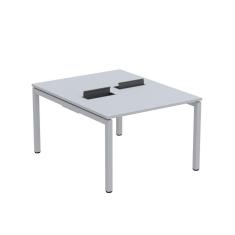 Mesa Plataforma Dupla com Pé de Aço para Coworking 120X140/2P PDC12/14/2P Cinza