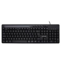 Teclado Multimidia Office USB Preto com Apoio para Smartphone TC262 - 