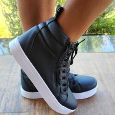 Tenis Feminino Academia Solado De Borracha aderente - Fierre, Preto, 3