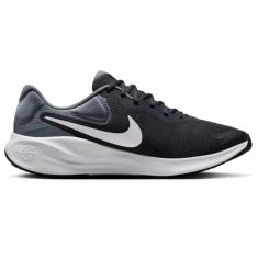 Nike Tênis masculino REVOLUTION 7 com cadarço, Antracite/branco-cinza frio-preto, 42 BR
